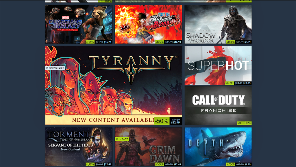 It’s Summer! Games Must Be on Sale