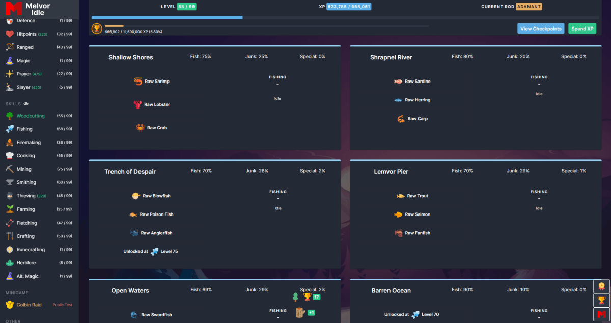 Preparing for Combat in Melvor – Many Welps